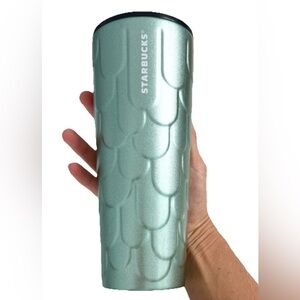 Starbucks Mermaid Tail Shimmer Green Tumbler Limited Edition 2022 Venti 24oz